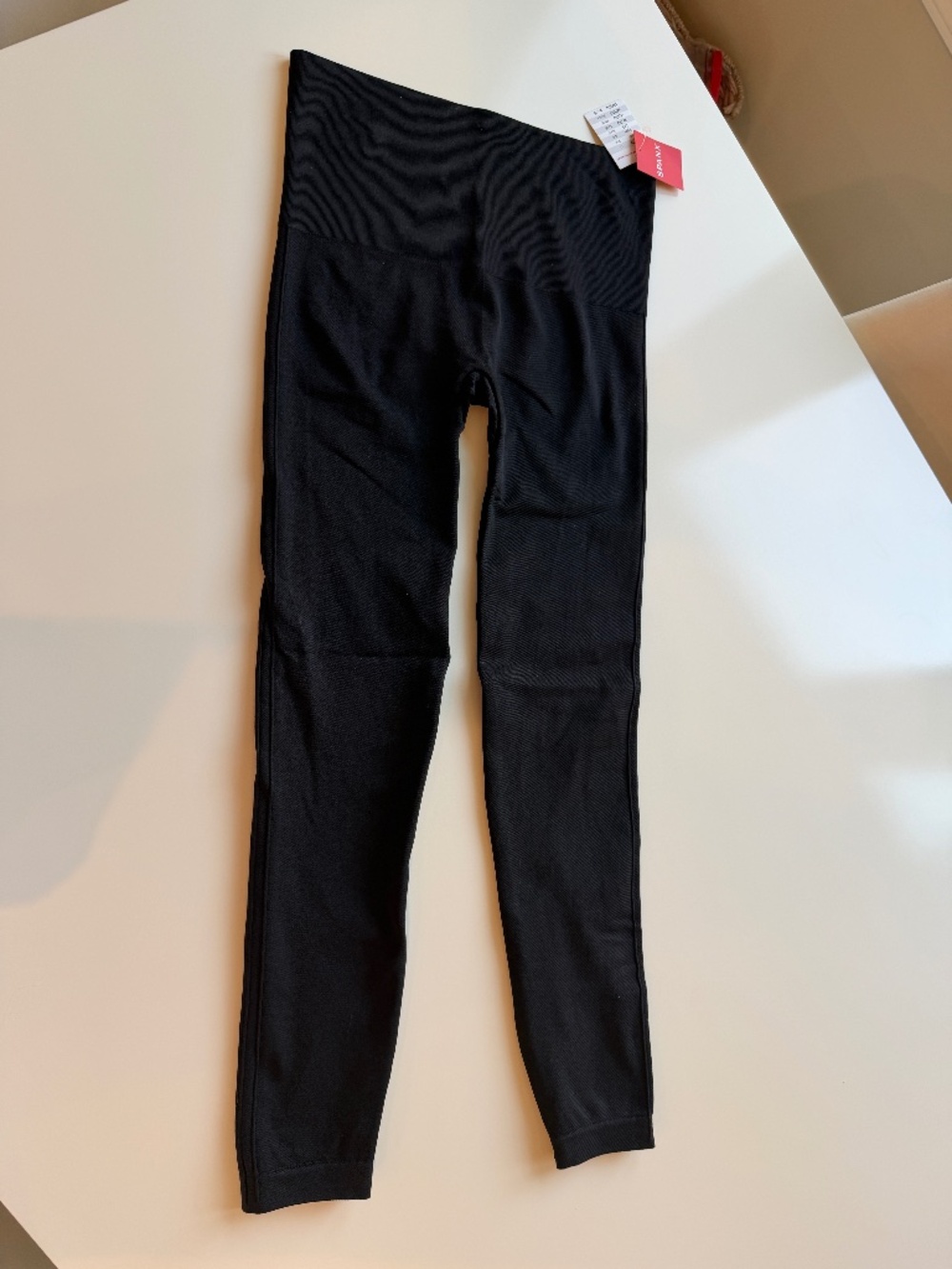 Spanx Look at me now leggings, Very black, size L, NWT